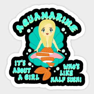 Sushi girl Sticker